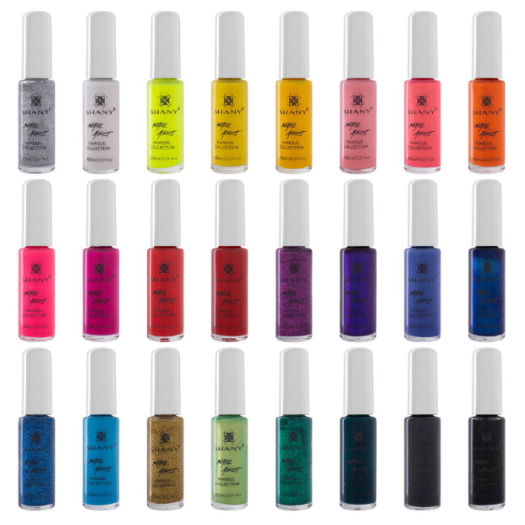 Nail Art Polish 24 Famous Colors